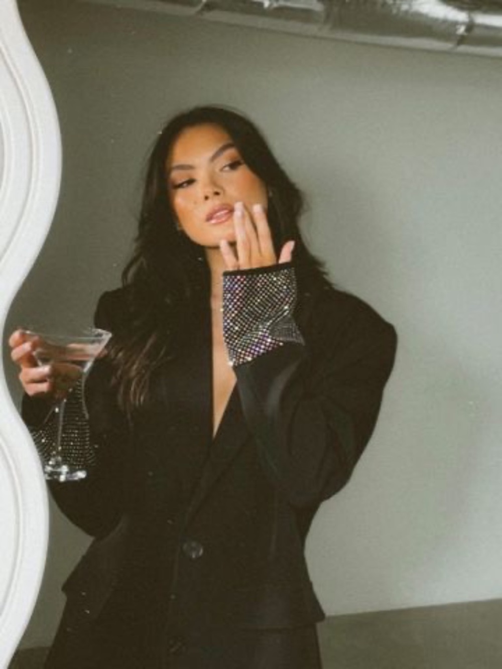 Black Embellished Blazer